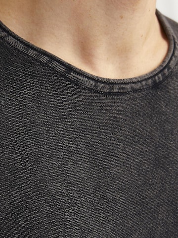 JACK & JONES Regular fit Пуловер 'JJLeo' в черно