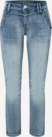 TIMEZONE Slimfit Jeans 'Nali' in Blauw: voorkant