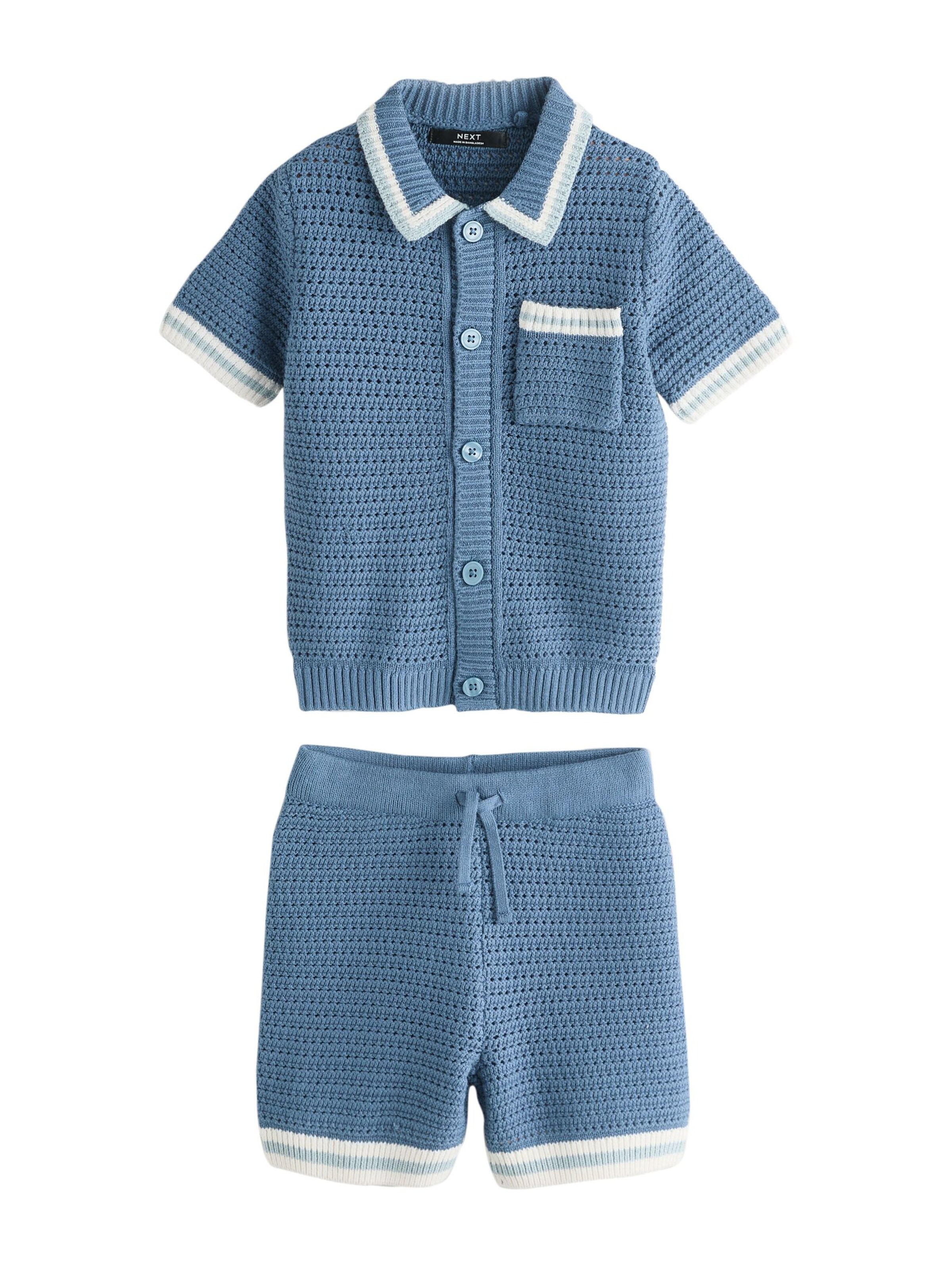 Next Set in Blauw: voorkant