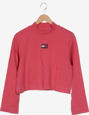 Tommy Jeans Sweatshirt & Zip-Up Hoodie in S in Pink: front