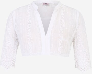 MARJO - Blusa 'Loretta-Linda' em branco: frente