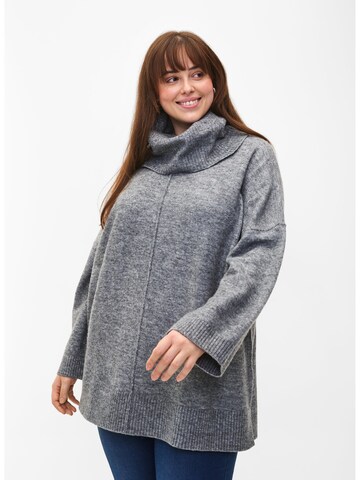 Pull-over 'Camilla' Zizzi en gris