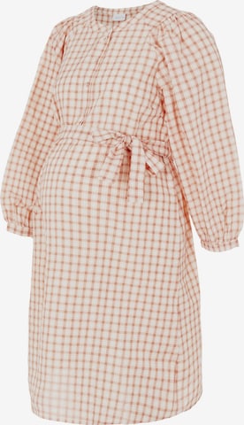 MAMALICIOUS Shirt Dress 'Fiona' in Pink: front