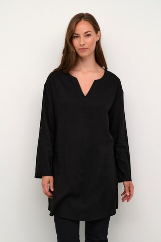 Cream Tunic 'Venta' in Black: front