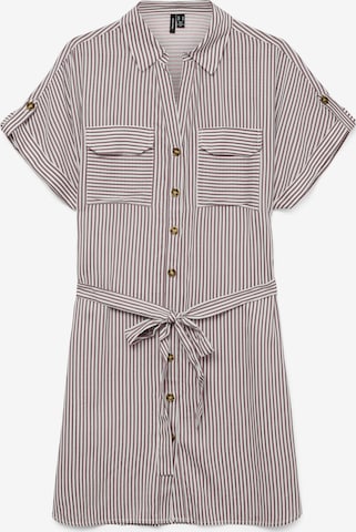 Robe-chemise 'VMBumpy' VERO MODA en rose : devant