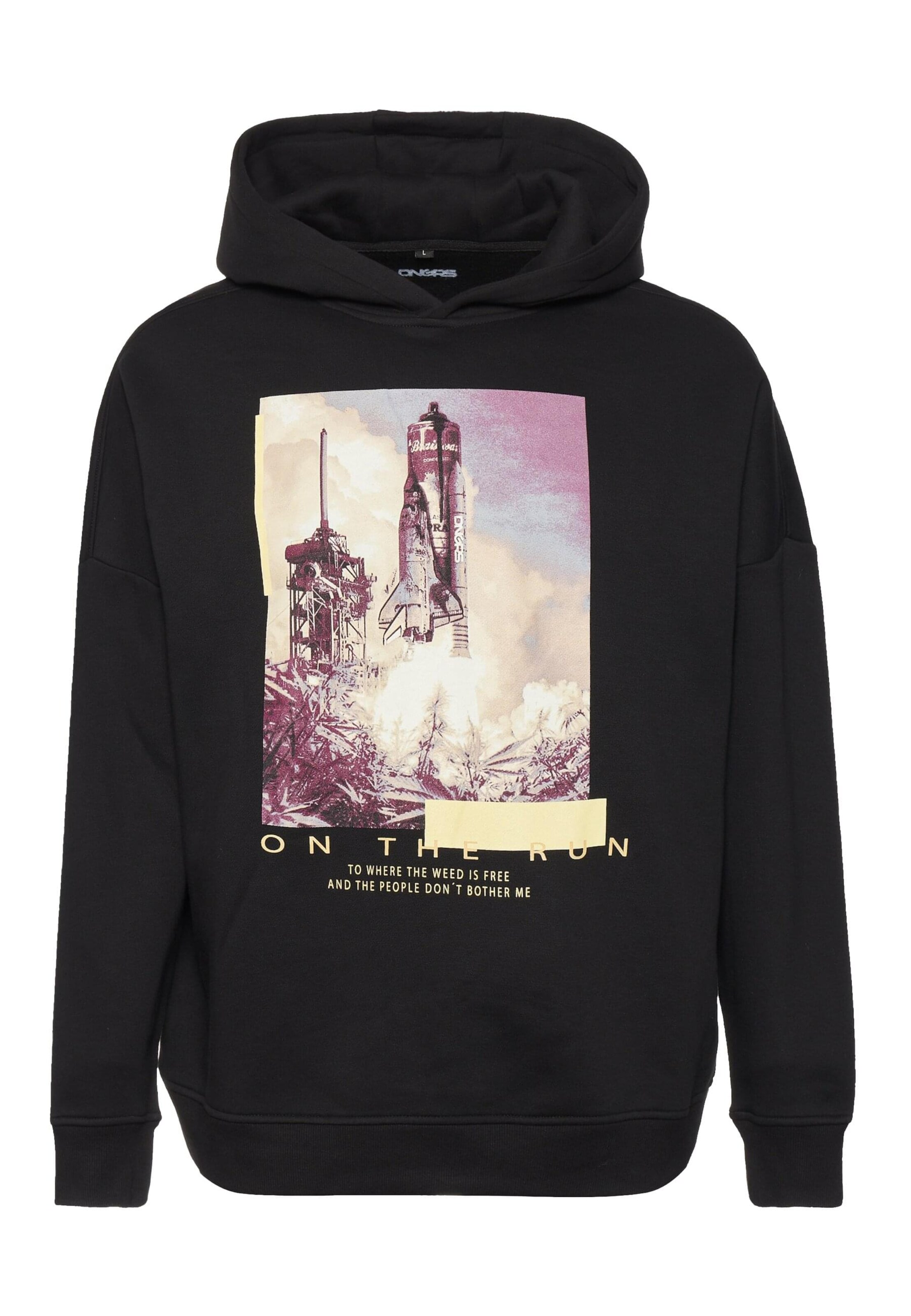 Sweat-shirt Dangerous DNGRS en noir : devant