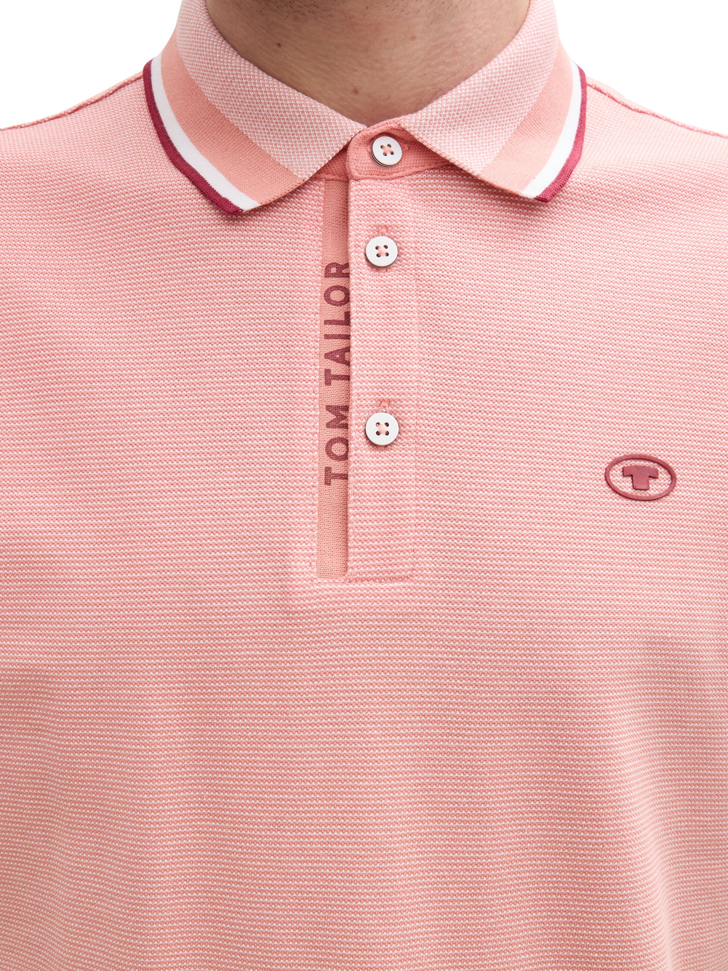TOM TAILOR Poloshirt in Orange