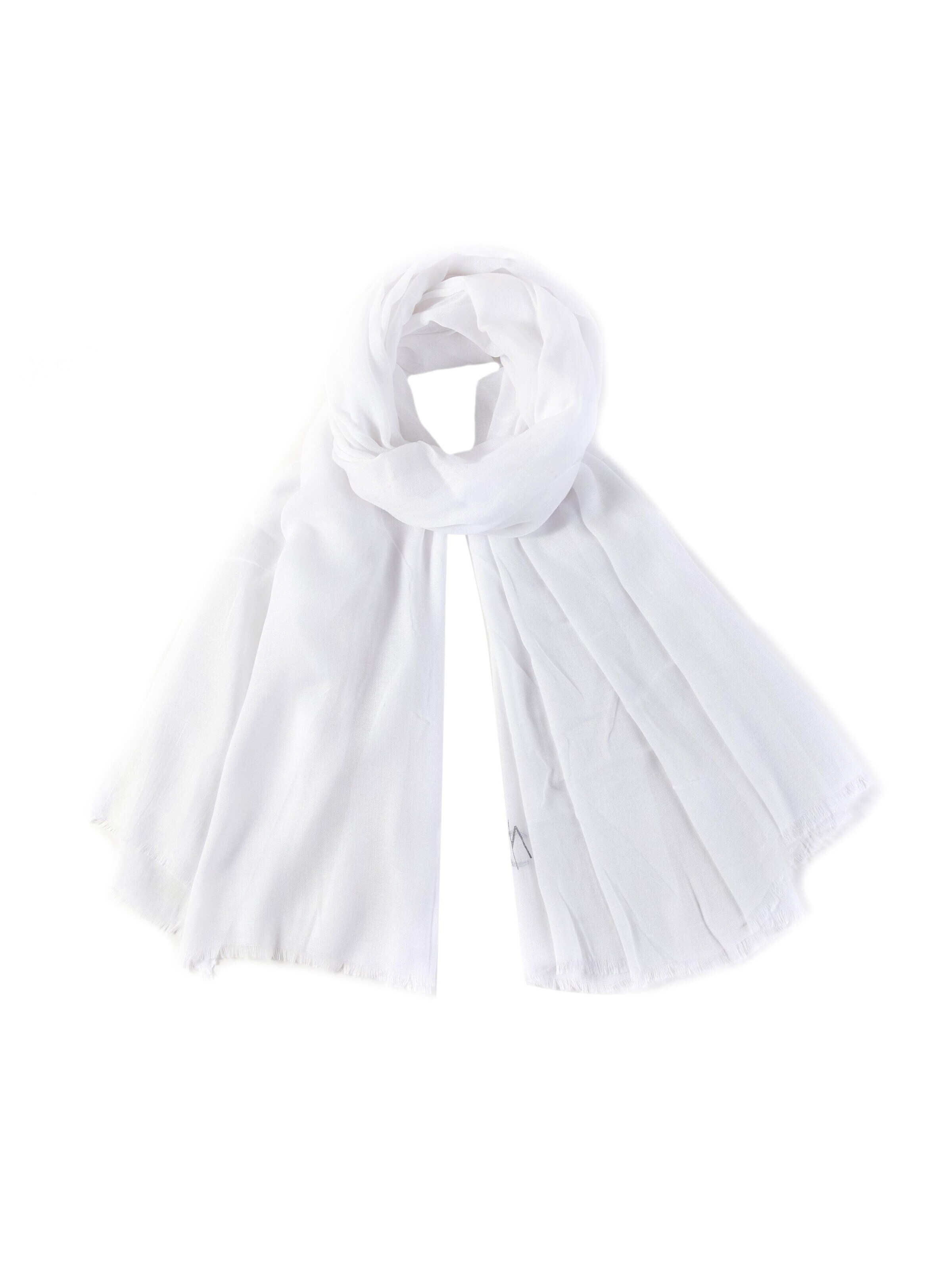 alberto cabale Scarf 'Everydays' in White: front