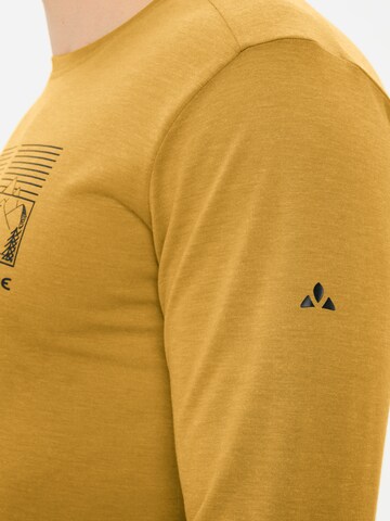 VAUDE Functioneel shirt 'Rosemoor III' in Geel
