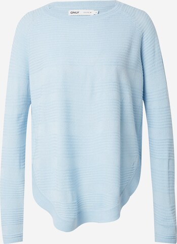 Pull-over 'CAVIAR' ONLY en bleu : devant