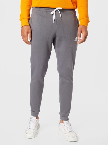 Tapered Pantaloni sport 'Entrada 22' de la ADIDAS SPORTSWEAR pe gri: față