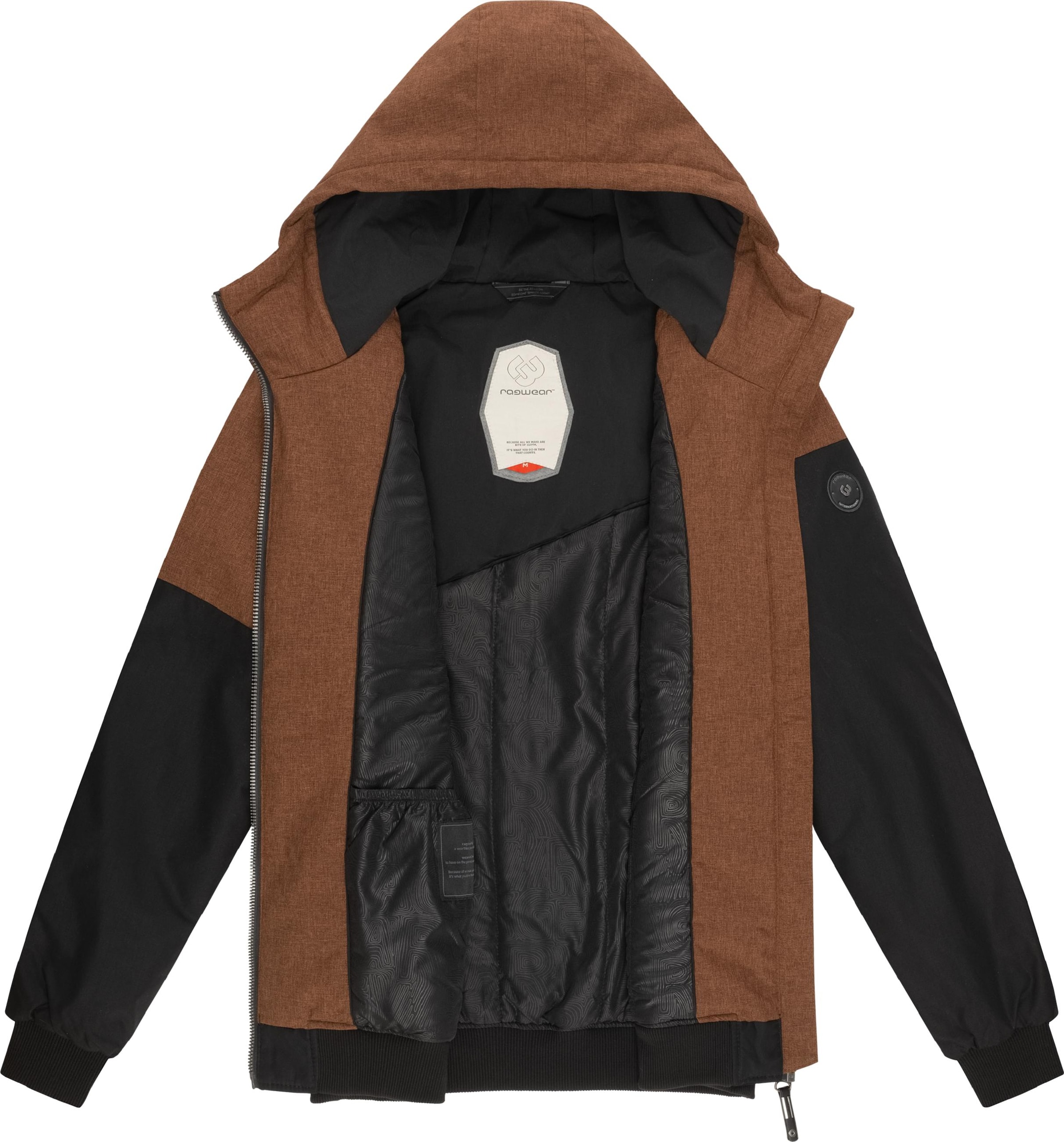 Ragwear Zimní bunda 'Wings' – černá