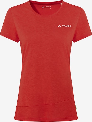 VAUDE Performance Shirt 'Sveit' in Red: front