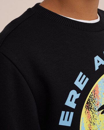 WE Fashion Sweatshirt in Schwarz