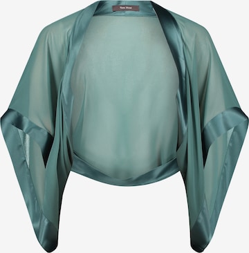 Vera Mont Chiffonstola mit 3/4 Arm in Grün: Vorderseite