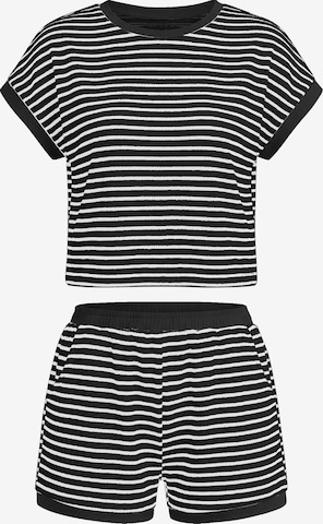 Costum cu pantaloni de la Imily Bela pe negru: față