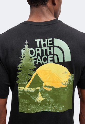 THE NORTH FACE Tričko 'PITCH A TENT' - Čierna