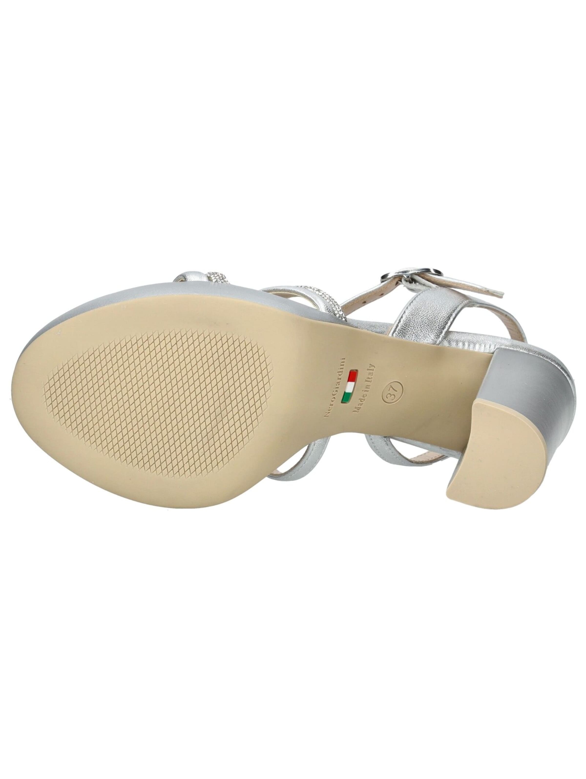 Sandales Nero Giardini en argent