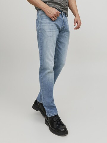 JACK & JONES Tapered Jeans 'Mike Original' in Blue: front