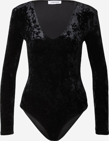 Shirtbody 'Luciana' EDITED en noir : devant