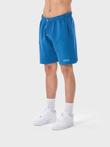 Ossy Homer Loose fit Workout Pants '450 GSM' in Blue