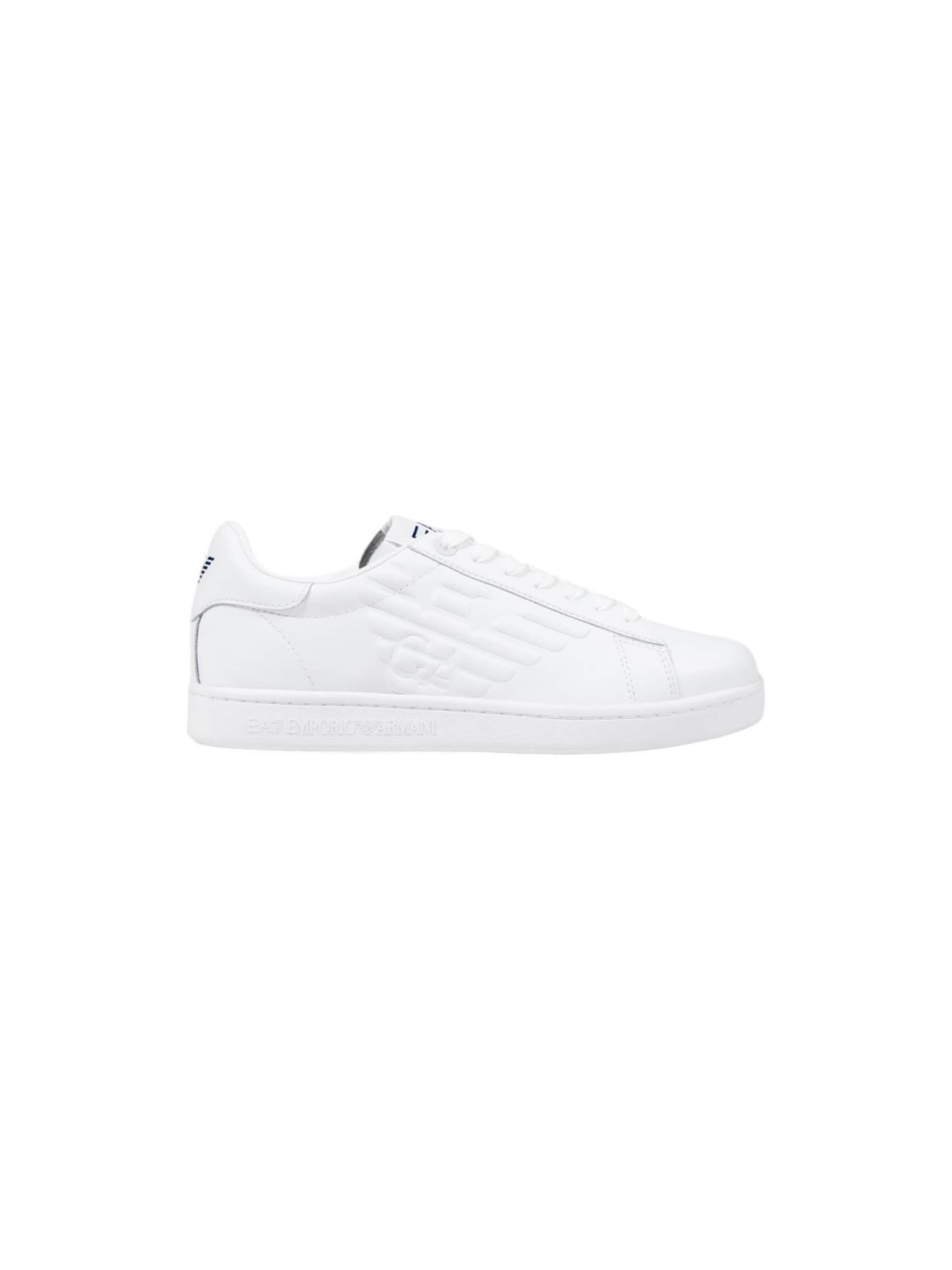 EA7 Emporio Armani Sneakers laag in Wit: voorkant
