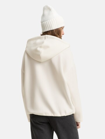TOM TAILOR DENIM Sweatshirt in White