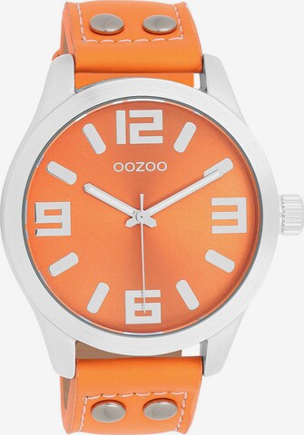 OOZOO Analog Watch in Orange: front