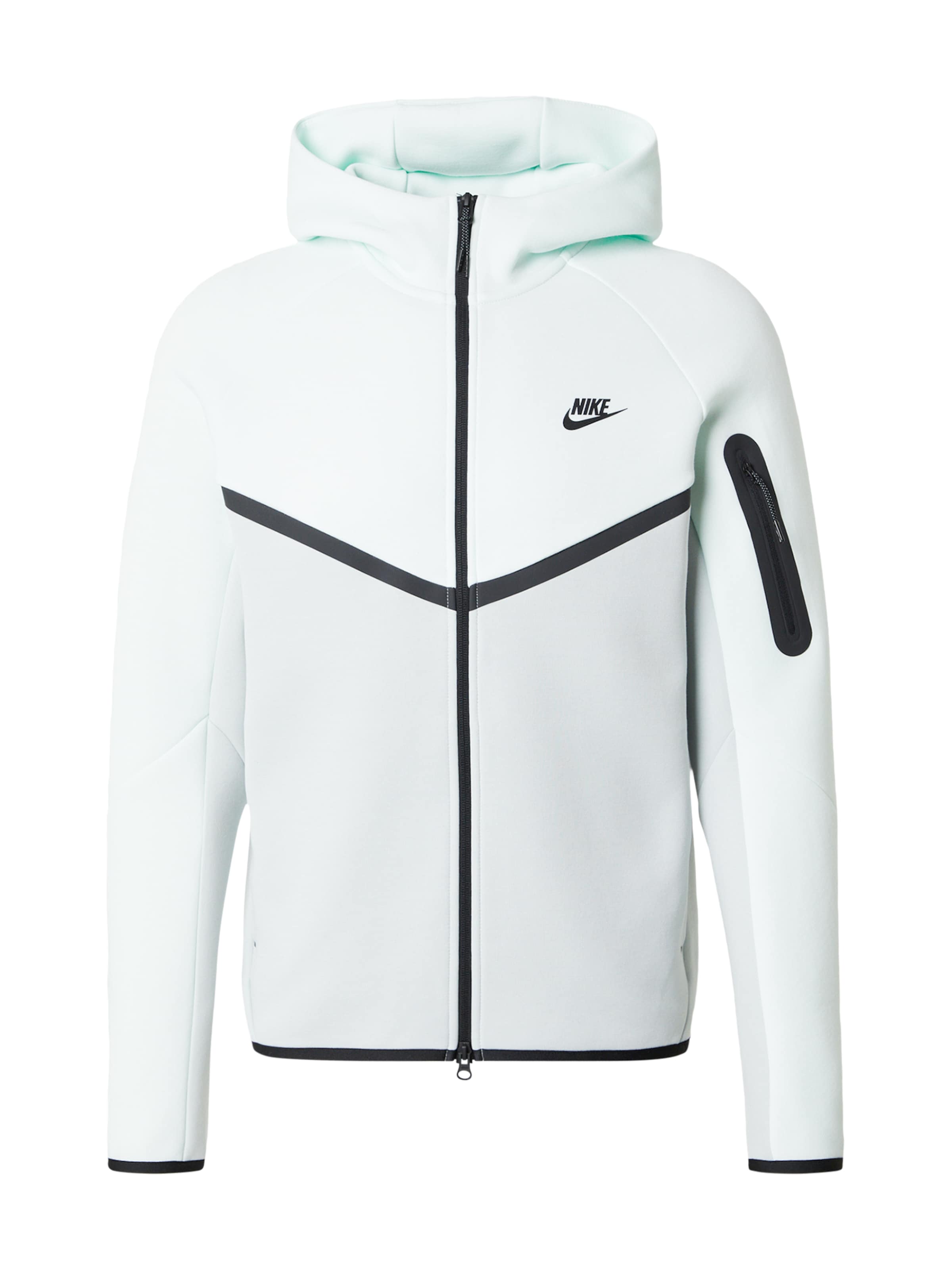 Nike Sportswear Tréning dzseki 'Tech Fleece' - zöld: elől