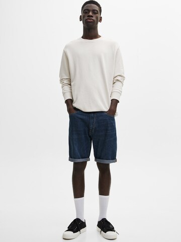 Pull&Bear Regular Shorts in Blau: predná strana