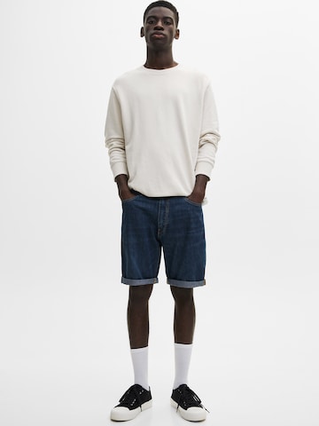 Pull&Bear Szabványos Farmer - kék: elől