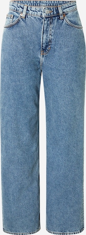 Monki Wide leg Jeans in Blue: front