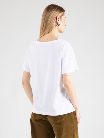 balta EINSTEIN & NEWTON Marškinėliai 'Champagne Glas'