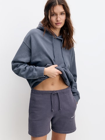 Pull&Bear Regular Broek in Blauw