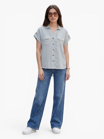 VERO MODA Blouse 'VMBUMPY' in Blue