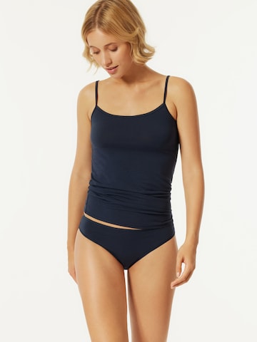 Slip uncover by SCHIESSER en bleu