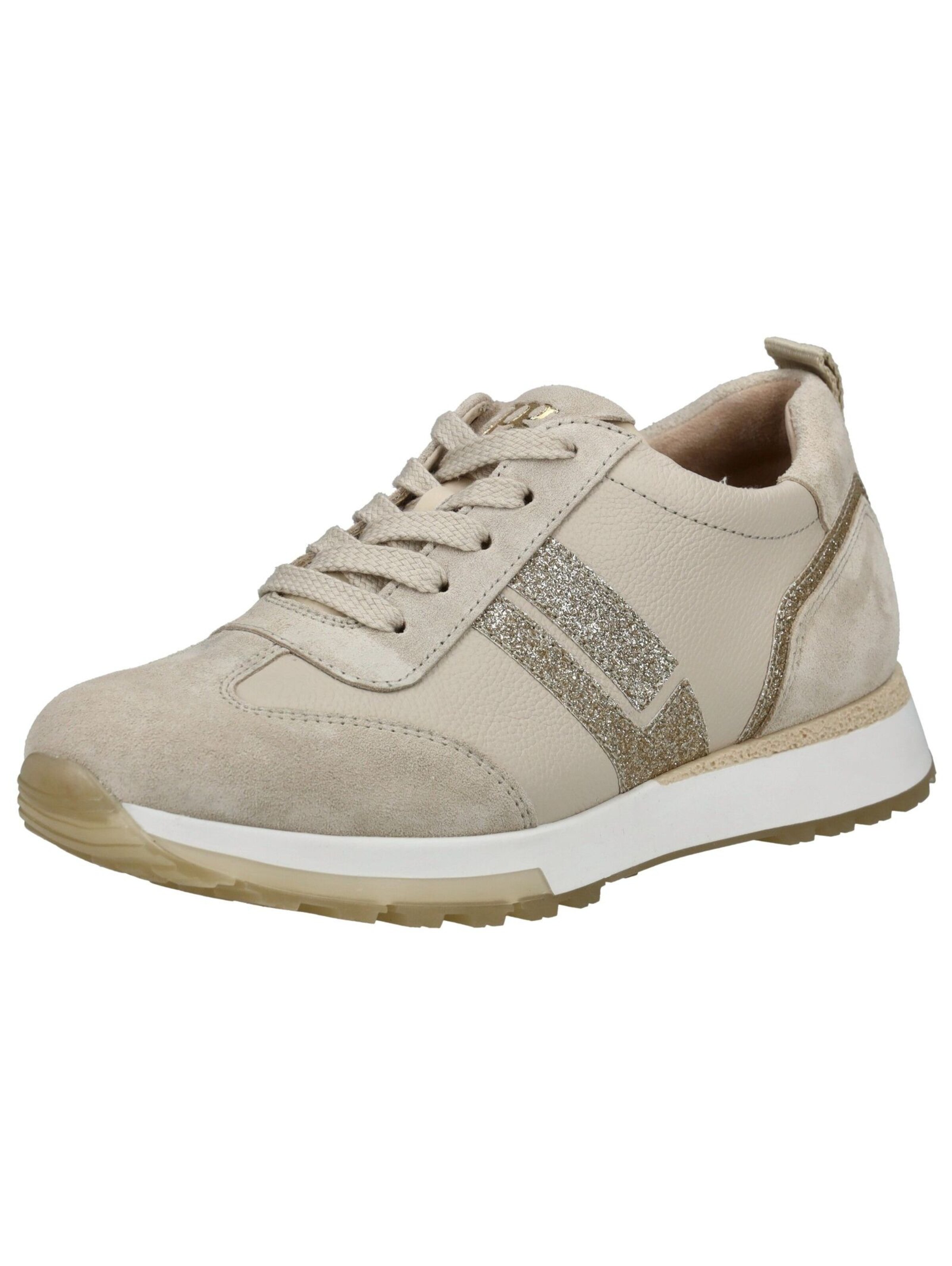 Baskets basses Paul Green en beige : devant