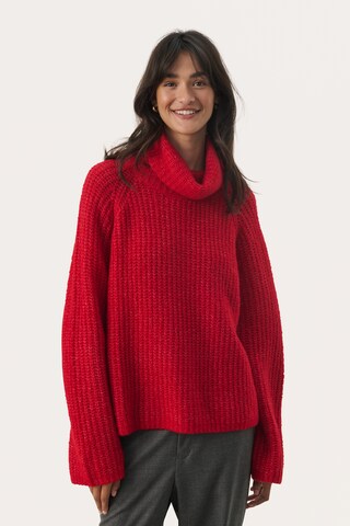 Pull-over 'Camryn' Part Two en rouge : devant