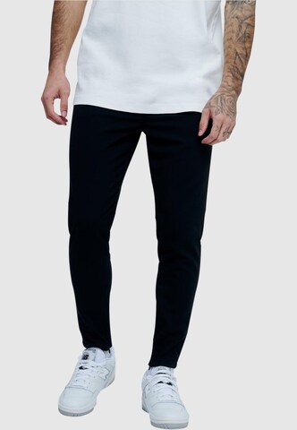 2Y Premium Slim fit Pants in Black: front
