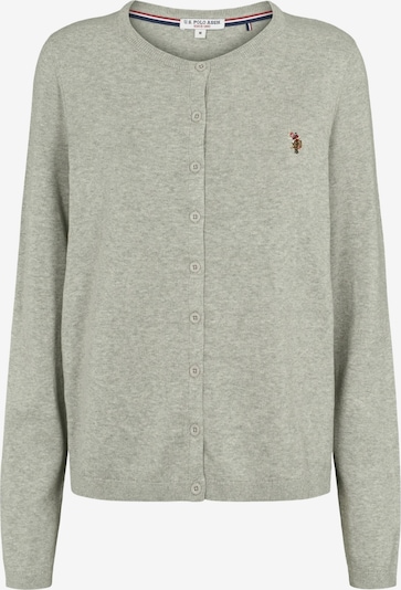 U.S. POLO ASSN. Cardigan 'Kimmi' in graumeliert, Produktansicht