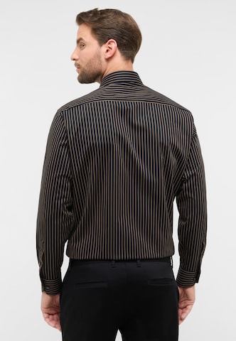 ETERNA Comfort fit Zakelijk overhemd in Zwart