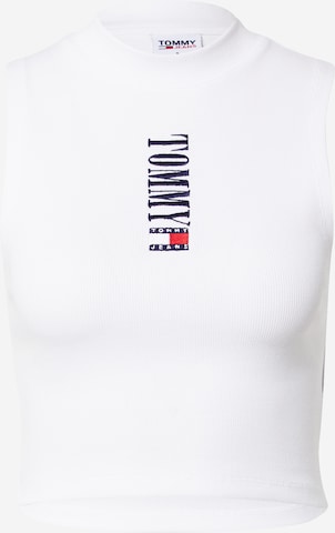 Tommy Jeans Top 'ARCHIVE' in Wit: voorkant