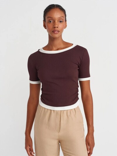 Dilvin T-shirt 'T-Shirts' en S en bourgogne, Vue avec produit