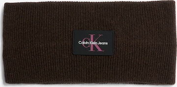 Calvin Klein Jeans Hoofdband in Bruin: voorkant