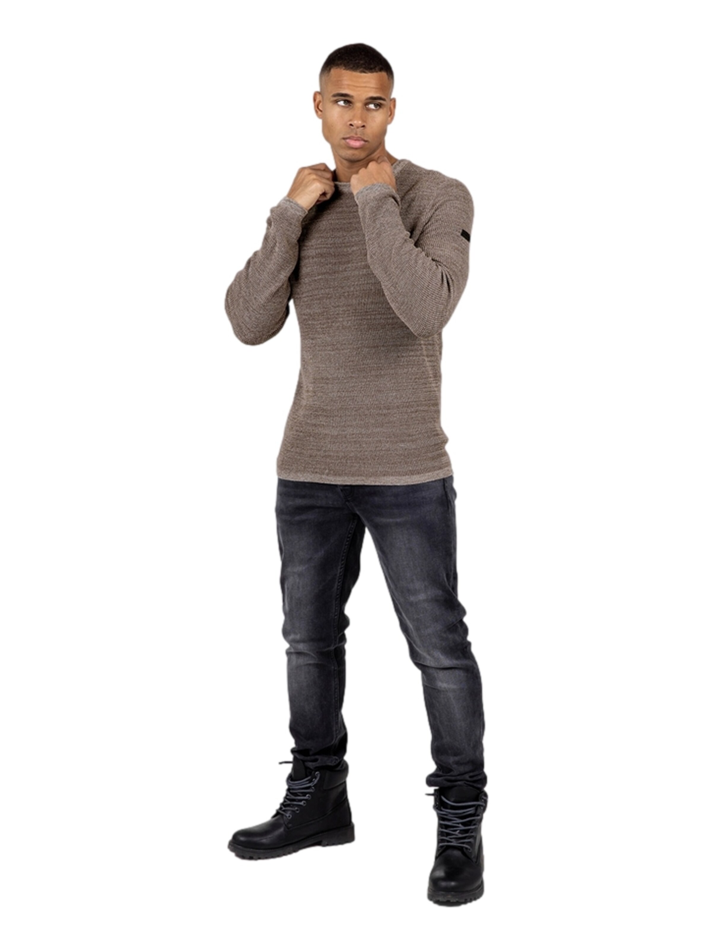 Key Largo Pullover 'Forest' in Braun