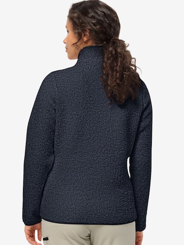 JACK WOLFSKIN Athletic Fleece Jacket 'High Curl' in Blue