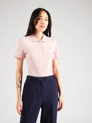 rožinė TOMMY HILFIGER Marškinėliai '1985': priekis