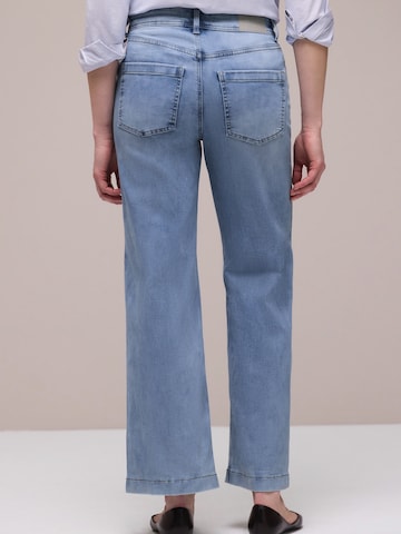 STREET ONE Wide leg Jeans 'Emee' in Blue