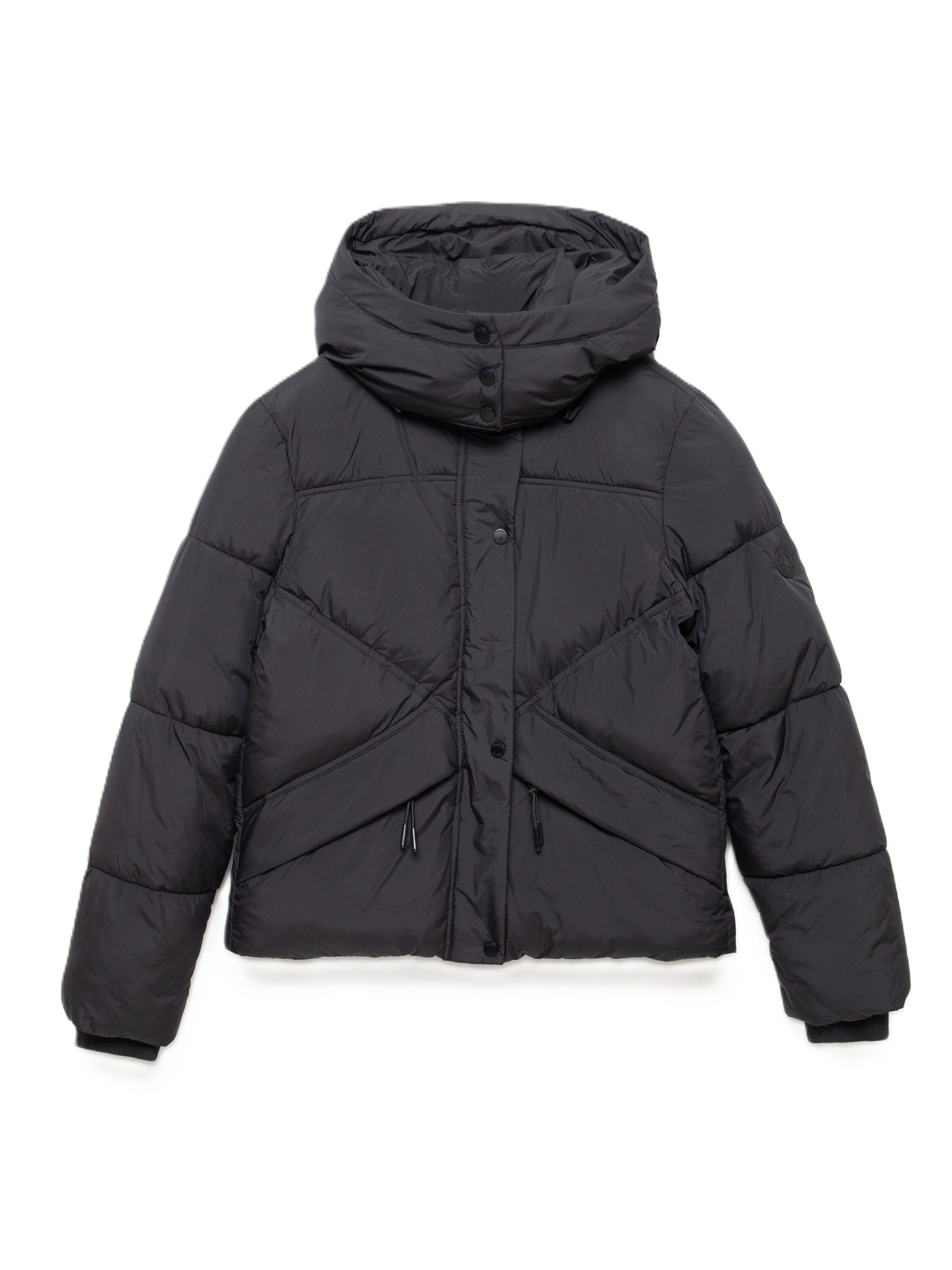 BIG STAR Winterjas in Zwart: voorkant