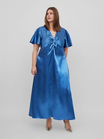 Vila Curve Kleid in Blau